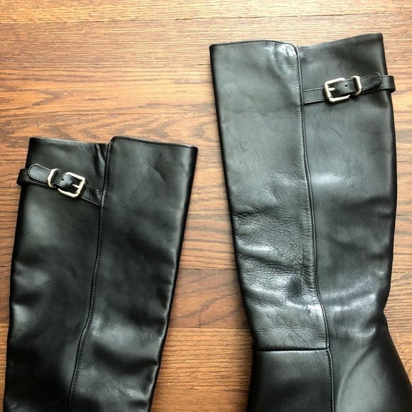 Zara Black Knee High Boots - Picture 4 of 10